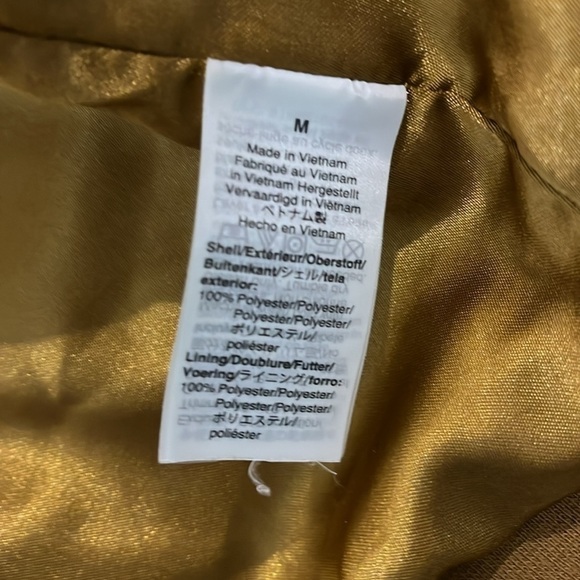 J.Crew Mercantile Goldenrod Women's Teddie Sherpa Bomber Jacket Medium - Picture 7 of 8